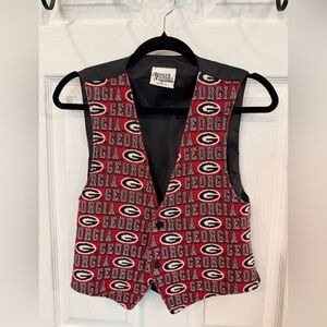 Vintage Riddle & Cockrell UGA Tapestry Vest